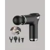 Mini Masaj Tabancası 4 Başlık 6 Hız Ayarlı