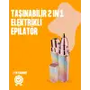 Mini USB Şarjlı Elektrikli Epilatör – Kaş ve Yüz Tüy Temizliği İçin 2si 1 Arada