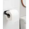 Modern Siyah Tuvalet Kağıtlığı Duvar Tipi Minimal Tasarım Peçetelik