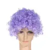 Mor Renkli Kıvırcık Peruk