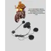 Motosiklet Kaskı İçin Bluetooth Kulaklık – Kablosuz, Mikrofonlu, Gürültü Azaltmalı BT22
