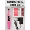Nasır Temizleyici Manikür Pedikür Seti Elektrikli USB Girişli