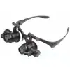 -Gözlük Modeli 10x 15x 20x 25x Lens,2led ışıklı,büyüteç