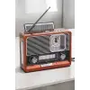 Nostaljik Görünümlü USB Girişli Bluetooth Bağlantılı Radyo
