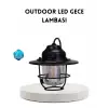 Outdoor Retro Kamp Işığı Uzun Ömürlü Pil Taşınabilir Suya Dayanıklı