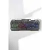 Klavyesi Q Klavye RGB Işıklı Mouse Hediyeli
