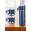 Paslanmaz Çelik 3’lü Termos Seti Vakumlu ve 8 Saat Isı Koruma