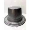 Plastik Parti Şapkası Gümüş Siml