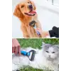 Plastik Saplı Metal Kedi Köpek Bakım Kıtık Tüy Topak Açıcı Tarak 1Adet