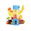 Portatif Taşınabilir380 ml Usb Şarjlı Mavi El Blender