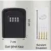 Pratik Şifreli Anahtar Ve Eşya Saklama Güvenlik Kasası