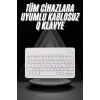 Q Klavye Türkçe Bluetooth Klavye Tüm Cihazlara Uyumlu Kablosuz