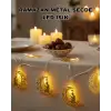 Ramazan Temalı Ay İçinde Secde Eden Adam LED Peri Işığı