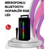 Renkli Işıklı Bluetooth Hoparlör – Taşınabilir, Güçlü Ses Performansı
