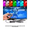 RGB Geçişli 4 Parça Araç İçi Aydınlatma