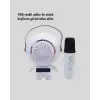 RGB Işıklı Astronot Bluetooth Hoparlör Karaoke Mikrofonlu
