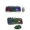 RGB Işıklı   Klavye Q Klavye Mouse Hediyeli