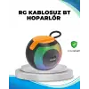 RGB Işıklı Taşınabilir Kablosuz Bluetooth Hoparlör