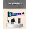 RGB Kayar Yazılı LED Reklam Ekranı – USB Bağlantılı Esnek Tasarım