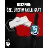 RS12 PRO+ Titanyum Kasa Akıllı Saat – Uyku ve Nabız Takibi, Suya Dayanıklı, Bluetooth Arama
