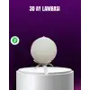 Şarjlı 3D Baskılı 16 Renk Ay Lambası  Stand