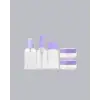 Seyahat Banyo Seti 5 Parça Şeffaf Taşıma Çantalı 30 ml