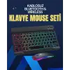 Şık ve Sessiz Tasarımlı Işıklı Klavye Mouse Seti – Şarjlı, Wireless