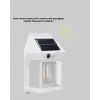 Solar Sensörlü Dış Mekan Lamba 3 Işık Modlu ve IP65 Dayanıklı