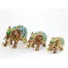 Taşlı 3lü Fil Figürü Model 2