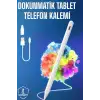 Tablet Kalemi iOS Android Windows Uyumlu Yedek Uçlu Universal Çizim Kalemi
