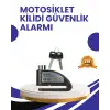 Taşınabilir Alarm Disk Kilidi Motosiklet Scooter Bisiklet Güvenlik