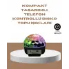 Taşınabilir Bluetooth Disko Topu Uzaktan Kumandalı Işık Efektleri
