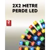 Taşınabilir Pil İle Çalışan LED Işık – 2x2 Metre Perde Modeli