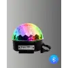 Taşınabilir RGB Disko Topu Bluetooth ve Uzaktan Kumanda Özellikli