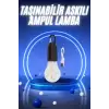 Taşınabilir Şarjlı Led Ampul Askılı Lamba Kamp Bahçe Lambası