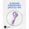 Taşınabilir Şarjlı Su Sisi Püskürtmeli Mini El Fanı – 4 Hız Ayarı, Tip-C Şarjlı, Sessiz Motor