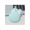 Tavşan Figürlü Kablosuz Mouse Pil Dahil Etiket Hediyeli Mavi
