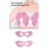 Sıcak Soğuk Göğüs Pedi 2’li ve Jel Boncuklu Göz Maskesi Seti – Emziren Anneler İçin