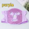 Terapi Jel Yüz Maskesi Soğuk Ve Sıcak Boncuklu Ayarlanabilir Maske (Mor)