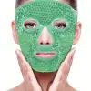Terapi Jel Yüz Maskesi Soğuk Ve Sıcak Boncuklu Ayarlanabilir Maske (Yeşil)