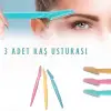 Tinkle Kaş Usturası 3lü Set - Mükemmel Kaşlar İçin Hassas ve Etkili Aracınız
