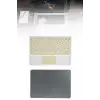 Touchpad Tüm Cihazlara Uyumlu Bluetooth Klavye Touchpad Slim Kablosuz Wifi Q Klavye
