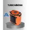 Turbo Mini Taşınabilir Fan – 100 Kademeli Dijital Hız Kontrolü ve Type-C Şarj
