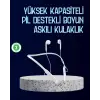 USB Şarjlı Uzun Ömürlü Boyun Askılı Bluetooth Kulaklık