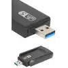 Wifi Adaptörü Bt5.0 Wifi 2si Bir Arada Çift Bantlı Çift Anten