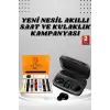 Yeni Nesil Akıllı Saat ve Bluetooth Kulaklık Kampanyası Dokunmatik Kare 7 Kordonlu