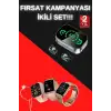 Yeni Nesil Kaliteli Akıllı Saat ve Kablosuz Bluetooth Kulaklık  Yüksek Ses Kaliteli
