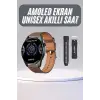 Yuvarlak Kasa 46mm Akıllı Saat Android Ve IOS Uyumlu Uyku ve Sağlık Takibi