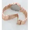 Zarif ve Şık Özel Tasarım Zirkon Taşlı Metal Bayan Kol Saati (rose)