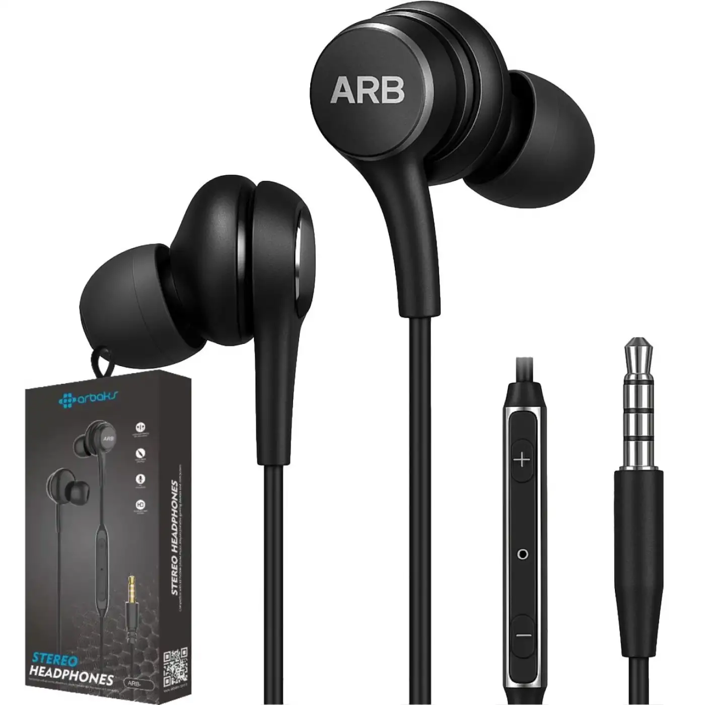 (Metal) AKG 3.5mm Mikrofonlu Kulaklık Arbaks ARB-706